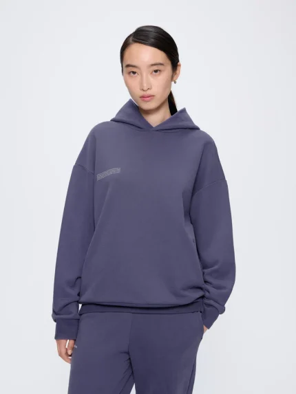 Womens 365 Midweight Hoodie - Slate Blue