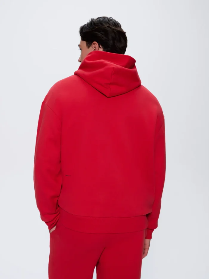 Mens 365 Heavyweight Hoodie - Goji Red