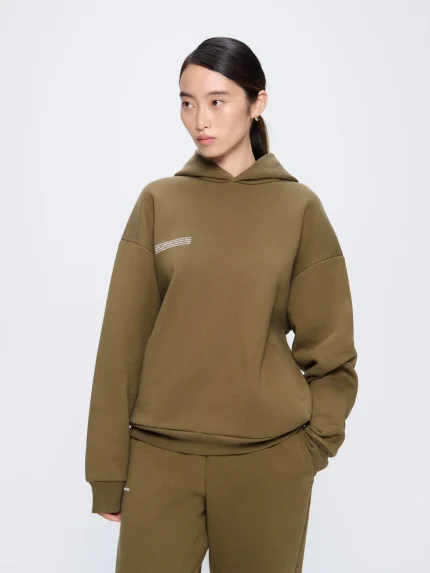 WOMENS 365 HEAVYWEIGHT HOODIE - SOIL BROWN
