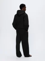 Mens 365 Heavyweight Straight Leg Track Pants - Black