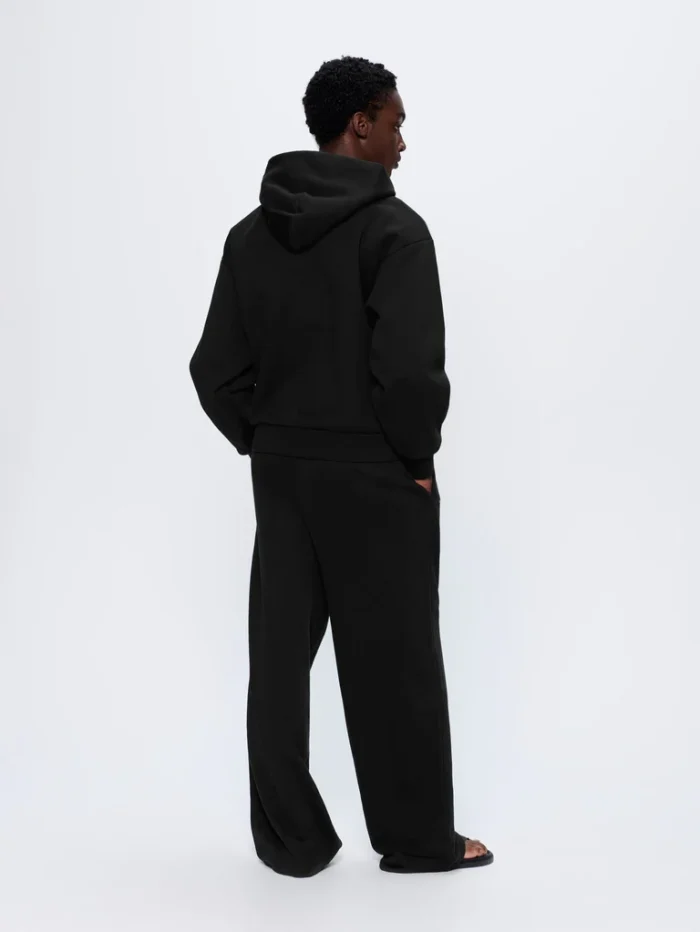 Mens 365 Heavyweight Straight Leg Track Pants - Black