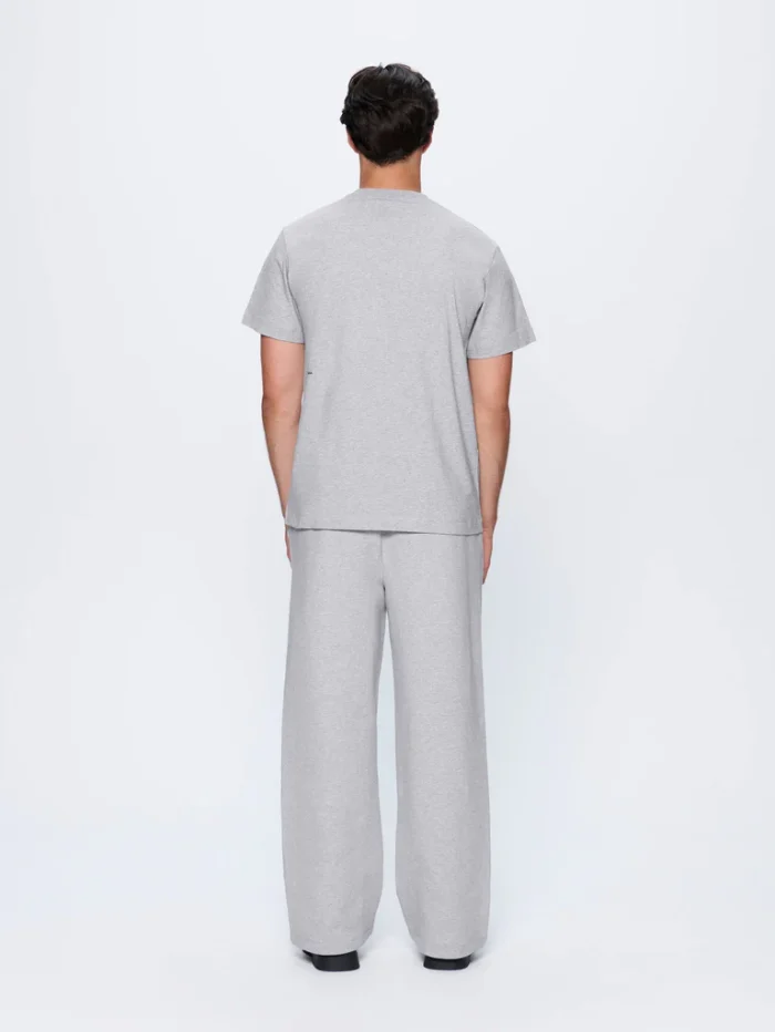 Mens 365 Heavyweight Straight Leg Track Pants - Grey Marl