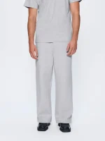 Mens 365 Heavyweight Straight Leg Track Pants - Grey Marl