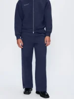 Mens 365 Heavyweight Straight Leg Track Pants - Navy
