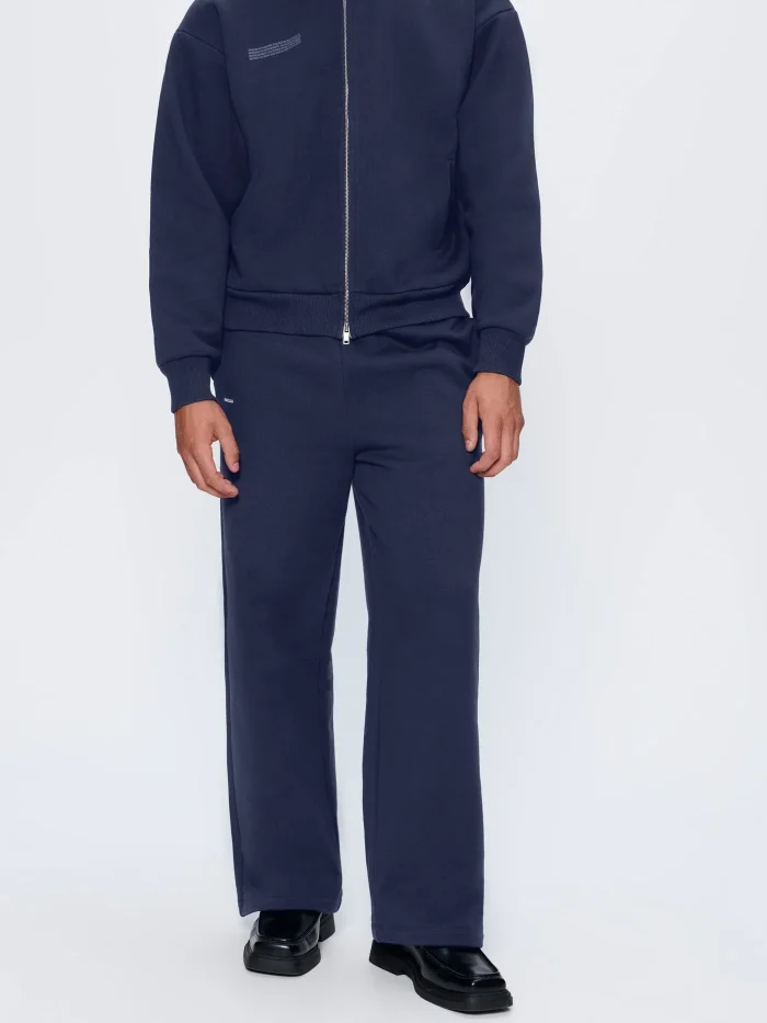 Mens 365 Heavyweight Straight Leg Track Pants - Navy