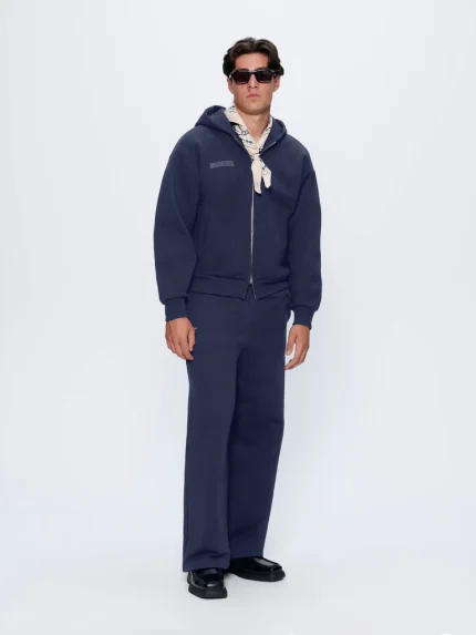 Mens 365 Heavyweight Straight Leg Track Pants - Navy