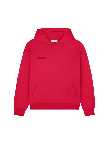 Womens 365 Midweight Hoodie - Goji Red