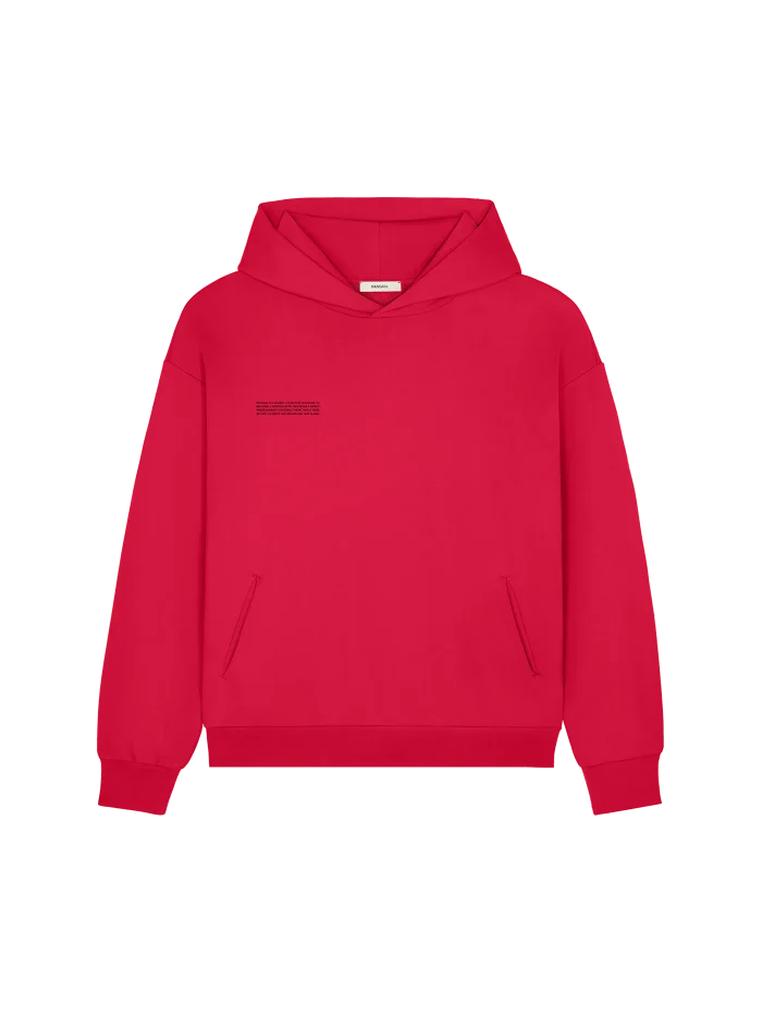 Womens 365 Midweight Hoodie - Goji Red