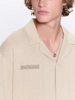 Mens 365 Lightweight Long Pyjama Set - Maitake Beige