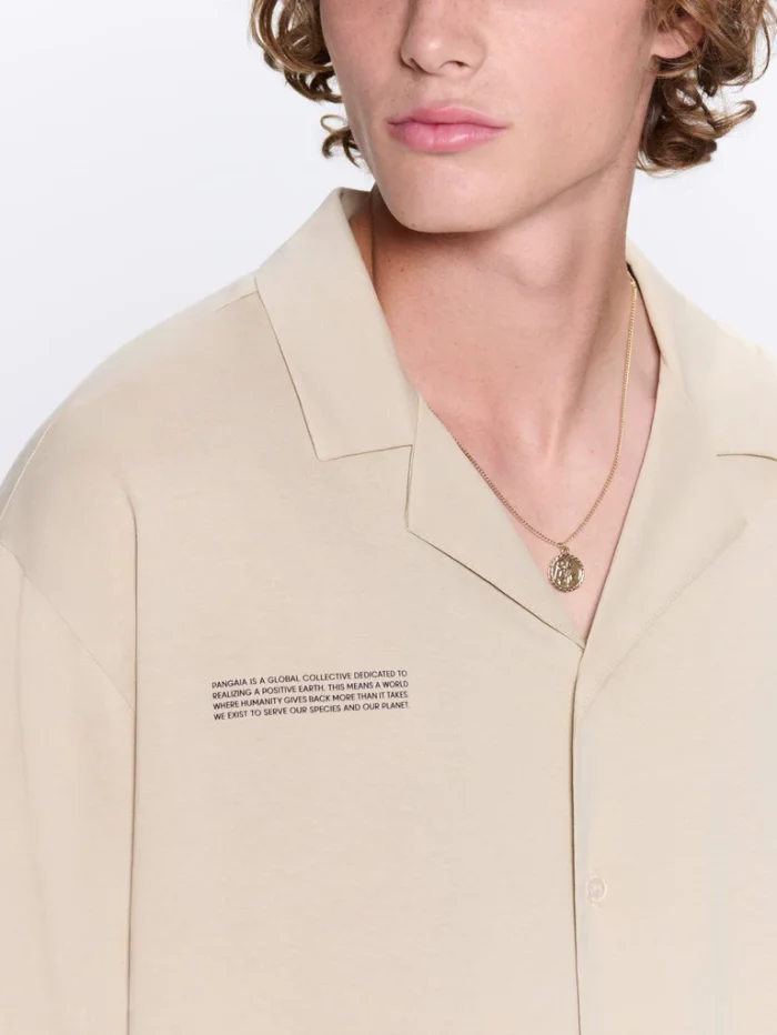 Mens 365 Lightweight Long Pyjama Set - Maitake Beige