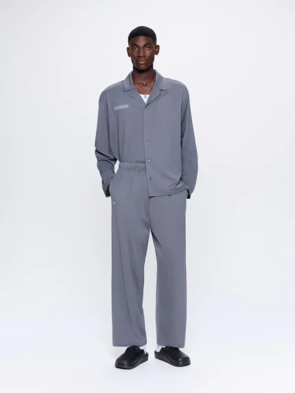 Mens 365 Lightweight Long Pyjama Set - Atmosphere Grey
