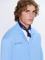 Mens 365 Lightweight Long Pyjama Set - Lake Blue