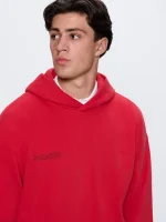 Mens 365 Midweight Hoodie - Goji Red