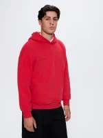 Mens 365 Midweight Hoodie - Goji Red