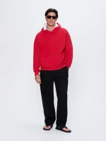 Mens 365 Midweight Hoodie - Goji Red