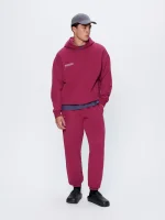 Mens 365 Midweight Hoodie - Milkyway Maroon