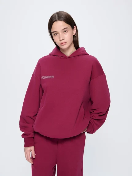 WOMENS 365 MIDWEIGHT HOODIE - MILKYWAY MAROON