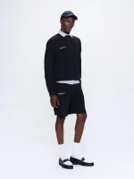 Mens 365 Midweight Long Shorts - Black