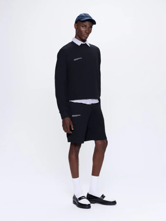 Mens 365 Midweight Long Shorts - Black