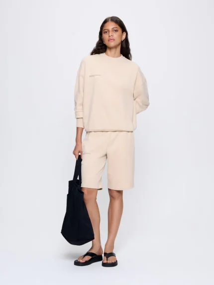 Womens 365 Midweight Long Shorts - Sand