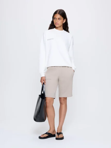 Womens 365 Midweight Long Shorts - Stone