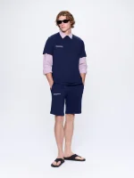 Mens 365 Midweight Long Shorts - Navy