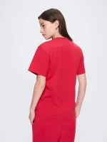 Womens 365 Midweight T-shirt - Goji Red