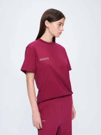 Womens 365 Midweight T-Shirt - Milkyway Maroon