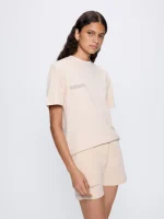 Womens 365 Midweight T-shirt - Sand