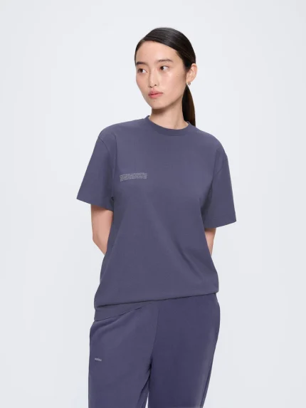 Womens 365 Midweight T-Shirt - Slate Blue