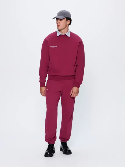 Mens 365 Midweight Track Pants - Milkyway Maroon
