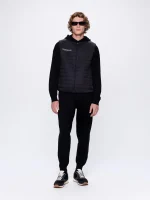 Mens DNA Knitted Straight Mens DNA Knitted Track Pants - Black Track Pants - Black