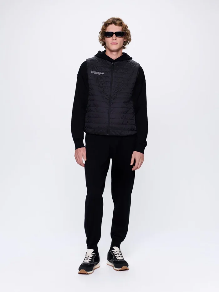 Mens DNA Knitted Straight Mens DNA Knitted Track Pants - Black Track Pants - Black