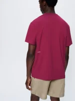 MENS 365 MIDWEIGHT T-SHIRT - MILKYWAY MAROON