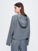 Womens AeoniQ™ Half-Zip Overtop - Atmosphere Gray