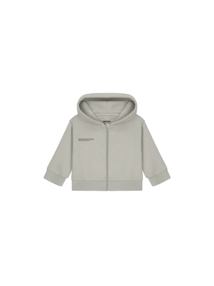 Baby 365 Midweight Zip Up Hoodie - Stone