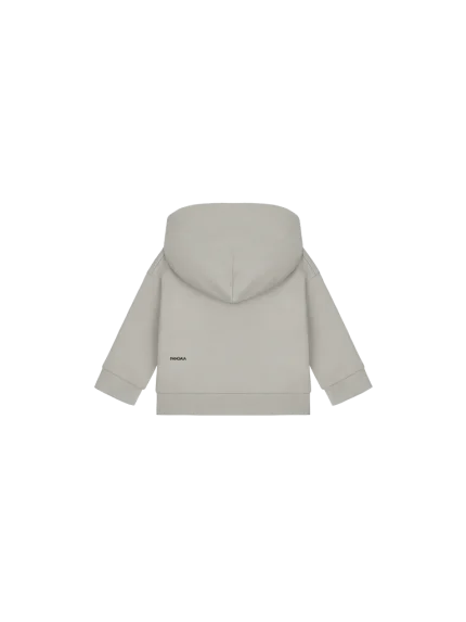Baby 365 Midweight Zip Up Hoodie - Stone