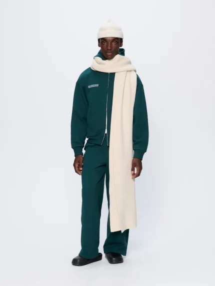 Recycled Cashmere Scarf - Ecru Ivory