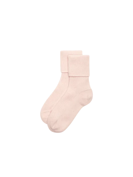 Cashmere Bed Socks - Rose Quartz