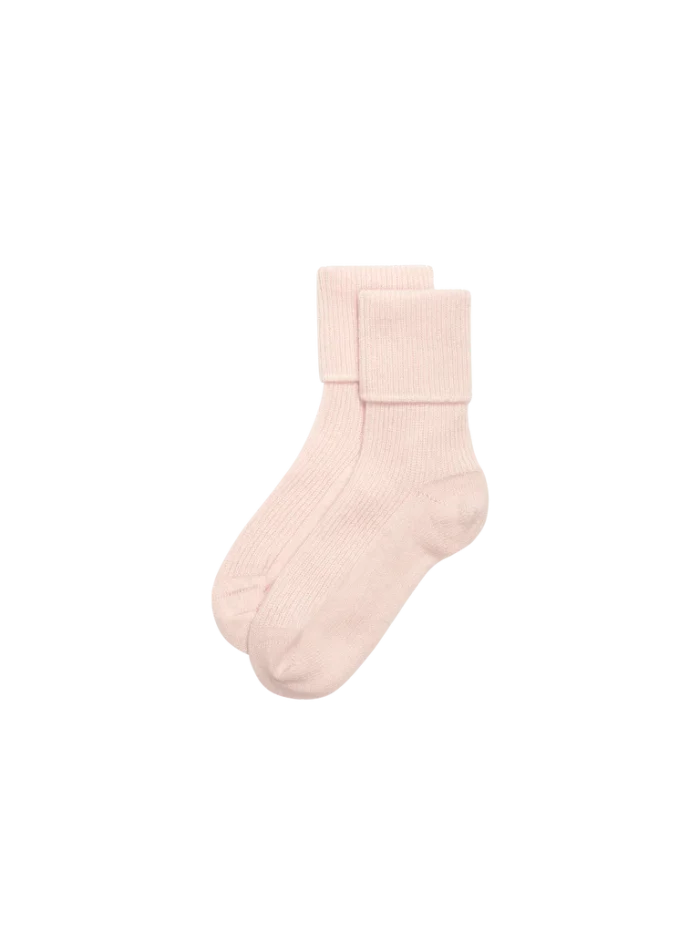 Cashmere Bed Socks - Rose Quartz