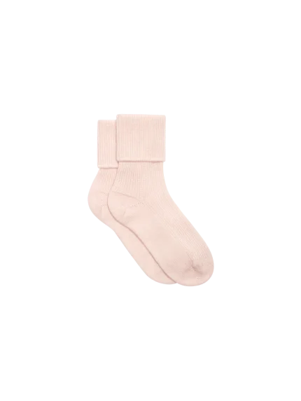 Cashmere Bed Socks - Rose Quartz