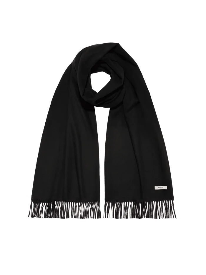 Cashmere Plain Stole - Black