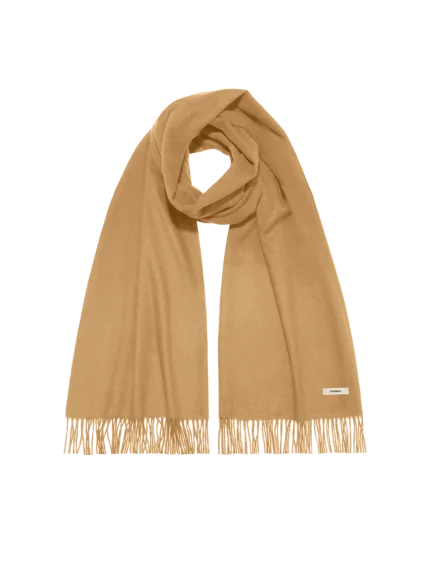 Cashmere Plain Stole - Camel