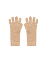 Cashmere Short Cuff Gloves - Oatmeal