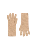 Cashmere Short Cuff Gloves - Oatmeal