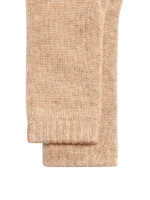 Cashmere Short Cuff Gloves - Oatmeal