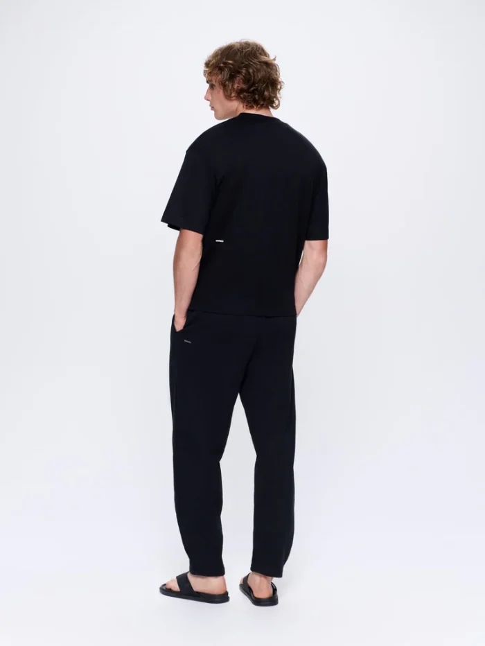 Mens DNA Barrel-Leg Track Pants - Black