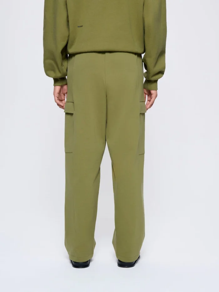 WOMENS DNA DOUBLE JERSEY CARGO TROUSERS - HIGHLAND GREEN