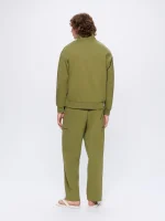 MENS DNA DOUBLE JERSEY CARGO TROUSERS - HIGHLAND GREEN
