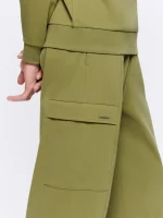 MENS DNA DOUBLE JERSEY CARGO TROUSERS - HIGHLAND GREEN